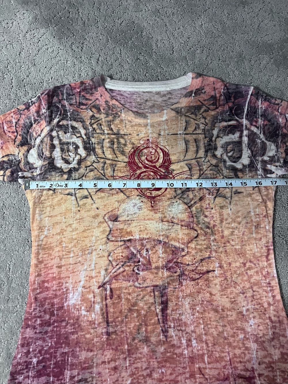 EUC! Lot of 4 “Sinful” By Affliction Brand Women’s Shirts Size Large - Picture 2 of 16